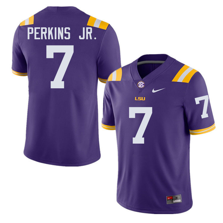 #7 Harold Perkins Jr. LSU Tigers Jersey,Louisiana State University Tigers Football Jersey-Purple #7 Harold Perkins Jr. LSU Tigers Jersey,Louisiana State University Tigers Football Jersey-Purple